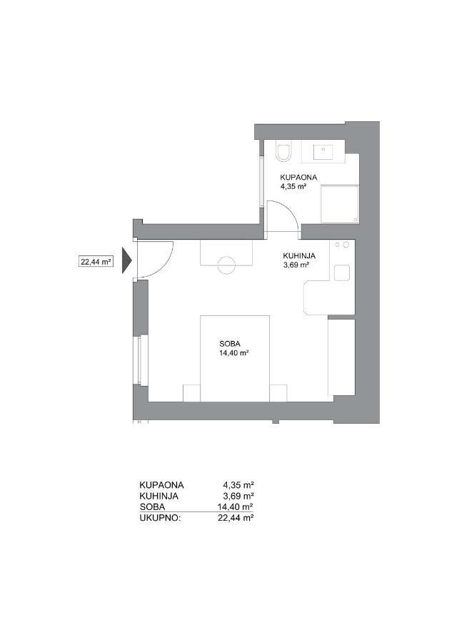 Zagreb Centre Apartments Eksteriør billede